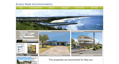 Desktop Screenshot of evansheadholidayaccommodation.com.au